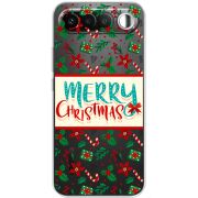 Прозорий чохол BoxFace Realme 16 5G Vintage Christmas Pattern