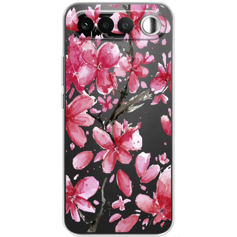 Прозорий чохол BoxFace Realme 16 5G Pink Magnolia