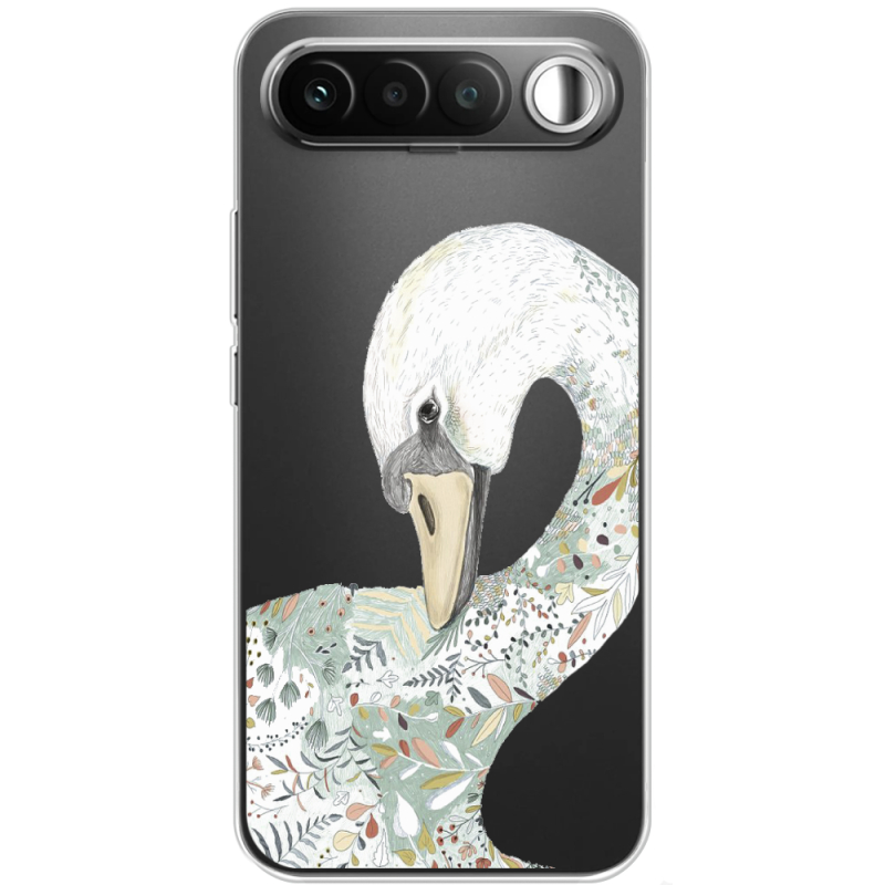 Прозорий чохол BoxFace Realme 16 5G Swan