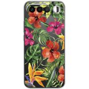Прозорий чохол BoxFace Realme 16 5G Tropical Flowers