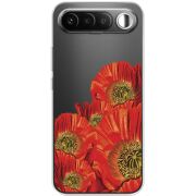 Прозорий чохол BoxFace Realme 16 5G Red Poppies