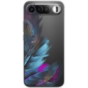 Прозорий чохол BoxFace Realme 16 5G Feathers