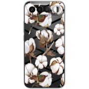 Прозорий чохол BoxFace Realme 16 5G Cotton flowers