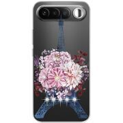 Чохол зі стразами Realme 16 5G Eiffel Tower