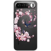 Чохол зі стразами Realme 16 5G Swallows and Bloom
