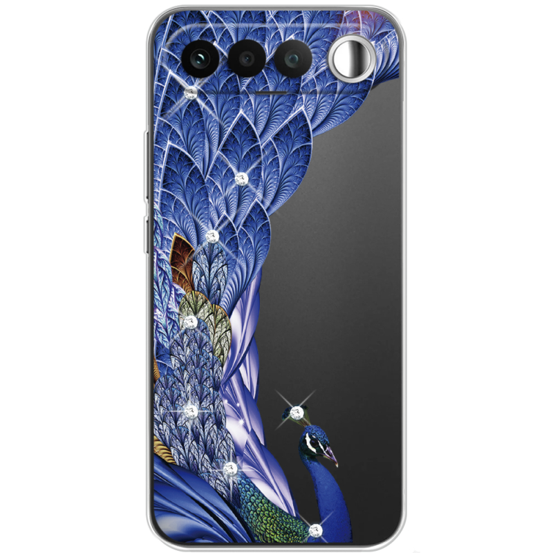 Чохол зі стразами Realme 16 5G Peafowl