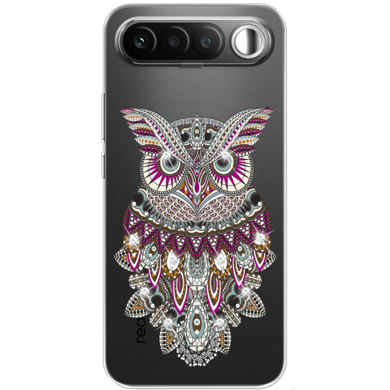 Чохол зі стразами Realme 16 5G Owl