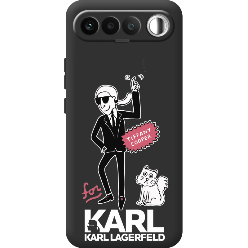 Чорний чохол BoxFace Realme 16 5G For Karl