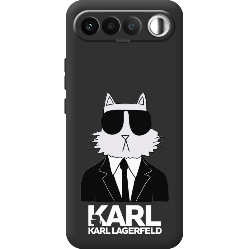 Чорний чохол BoxFace Realme 16 5G Cat in Black