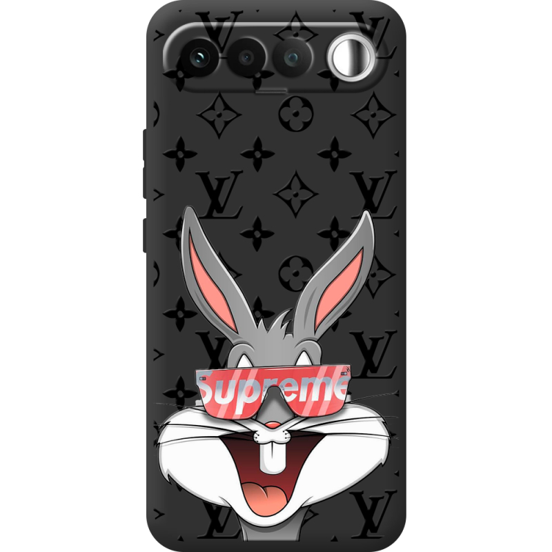 Чорний чохол BoxFace Realme 16 5G looney bunny