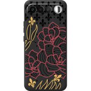 Чорний чохол BoxFace Realme 16 5G FranceFlowers
