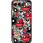 Чорний чохол BoxFace Realme 16 5G Rock Graffiti