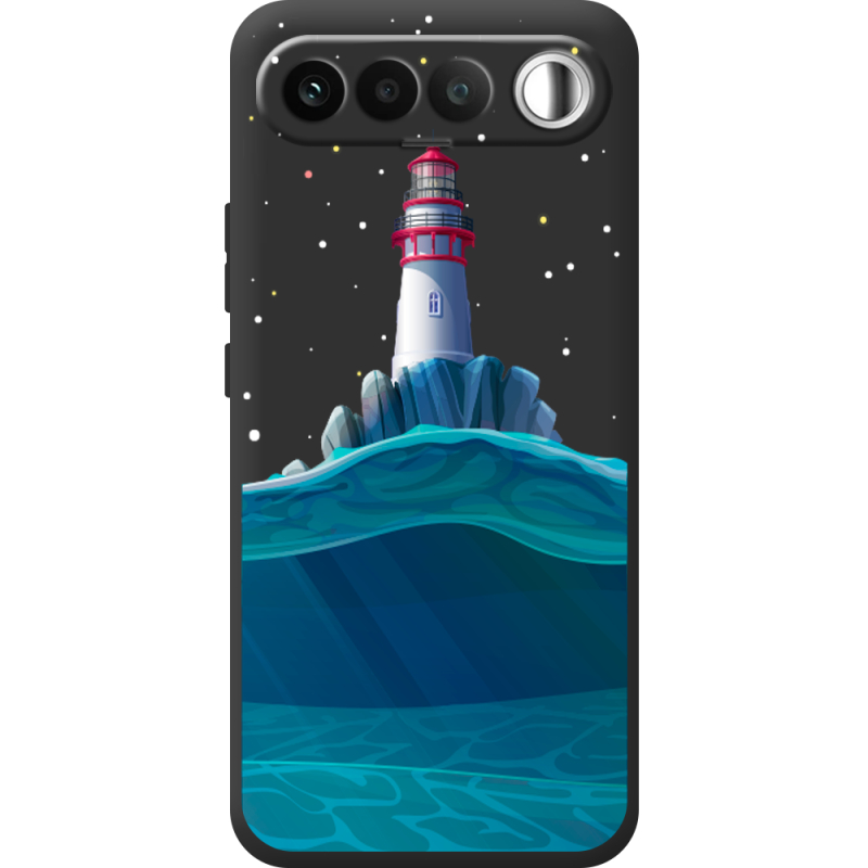 Чорний чохол BoxFace Realme 16 5G Lighthouse