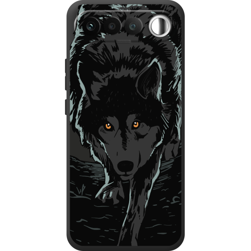 Чорний чохол BoxFace Realme 16 5G Wolf