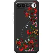 Чорний чохол BoxFace Realme 16 5G 3D Ukrainian Muse