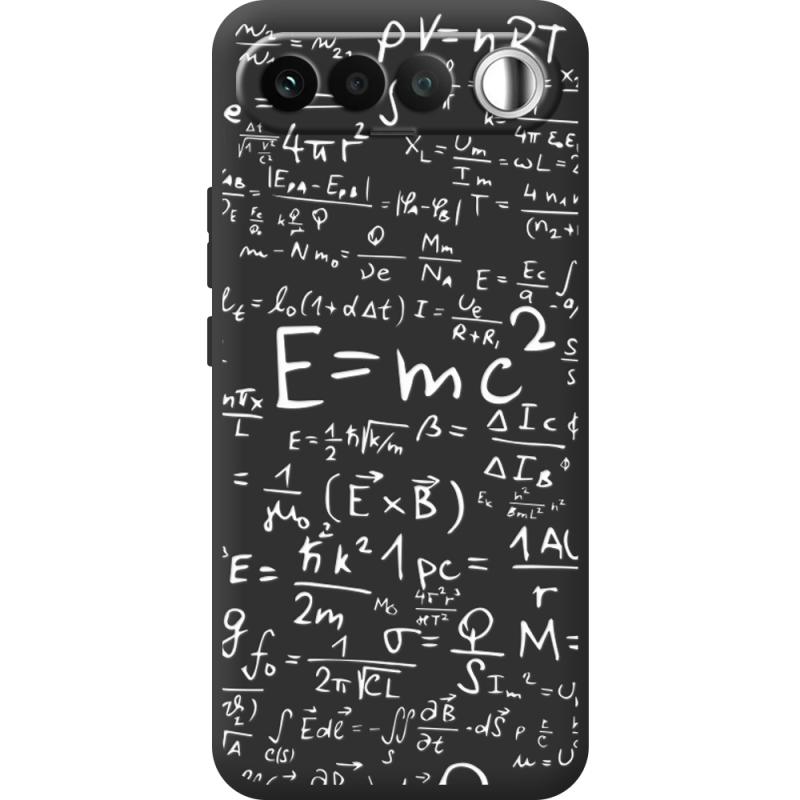 Чорний чохол BoxFace Realme 16 5G E=mc2
