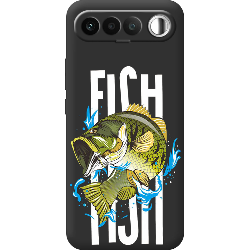 Чорний чохол BoxFace Realme 16 5G Fish
