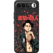 Чорний чохол BoxFace Realme 16 5G Атака Титанов Леви