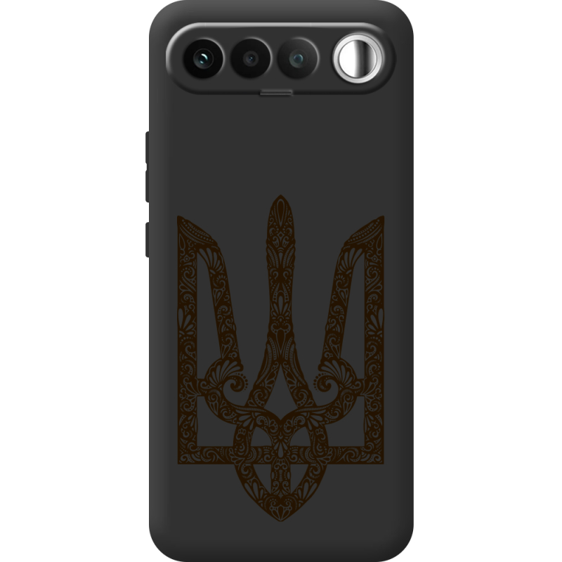 Чорний чохол BoxFace Realme 16 5G Ukrainian Trident
