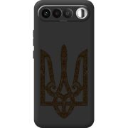 Чорний чохол BoxFace Realme 16 5G Ukrainian Trident