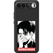 Чорний чохол BoxFace Realme 16 5G Attack On Titan - Ackerman