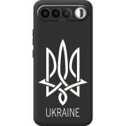 Чорний чохол BoxFace Realme 16 5G Тризуб монограмма ukraine