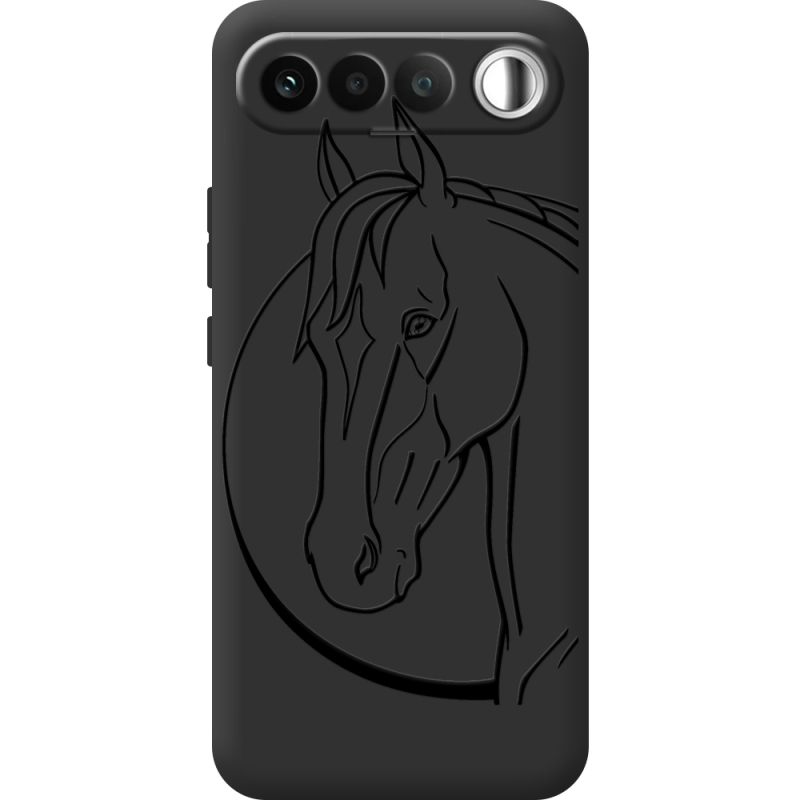 Чорний чохол BoxFace Realme 16 5G Horse