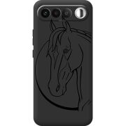 Чорний чохол BoxFace Realme 16 5G Horse