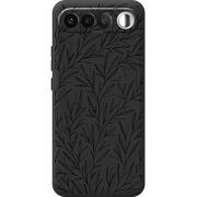 Чорний чохол BoxFace Realme 16 5G Leaves