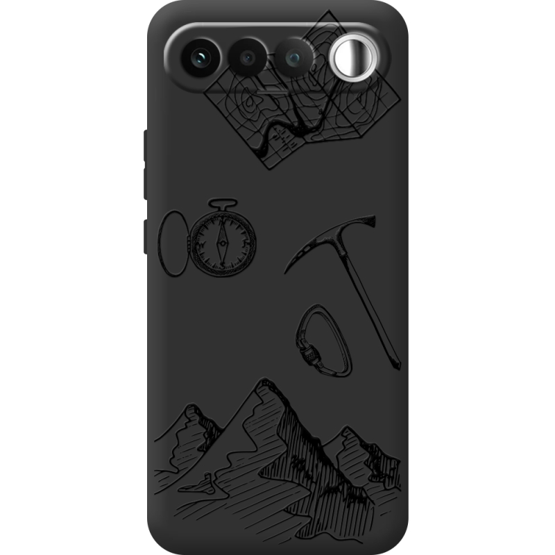 Чорний чохол BoxFace Realme 16 5G Mountains