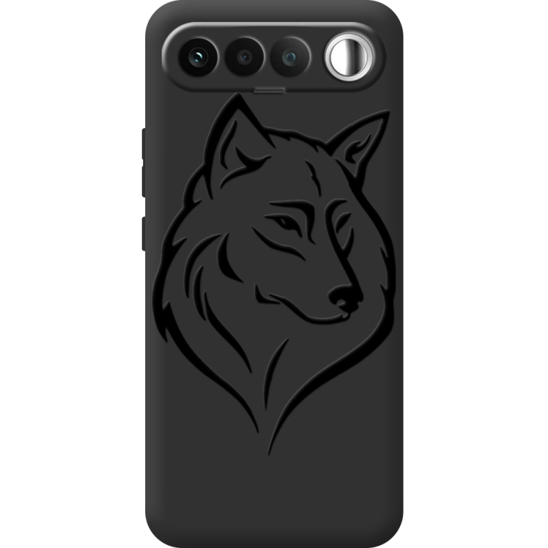 Чорний чохол BoxFace Realme 16 5G Wolf