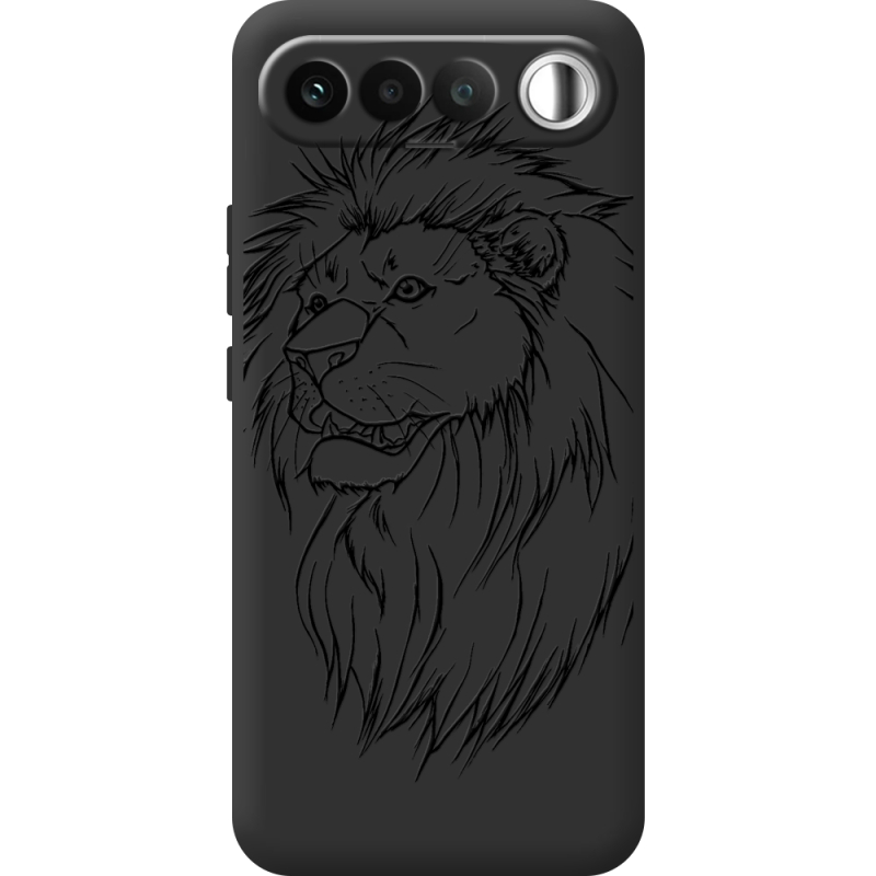 Чорний чохол BoxFace Realme 16 5G Lion