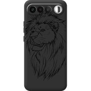Чорний чохол BoxFace Realme 16 5G Lion
