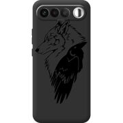 Чорний чохол BoxFace Realme 16 5G Wolf and Raven