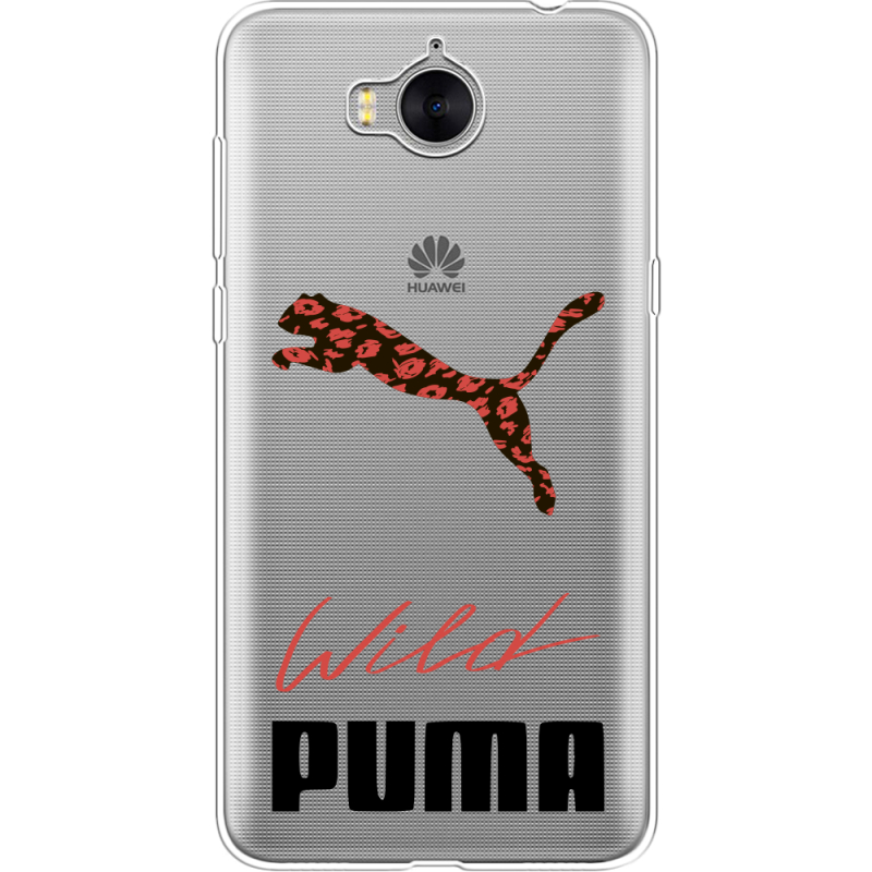 Прозрачный чехол Uprint Huawei Y5 2017 Wild Cat