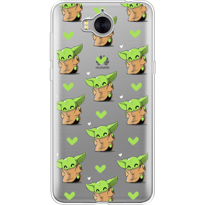 Прозрачный чехол Uprint Huawei Y5 2017 Pattern Baby Yoda