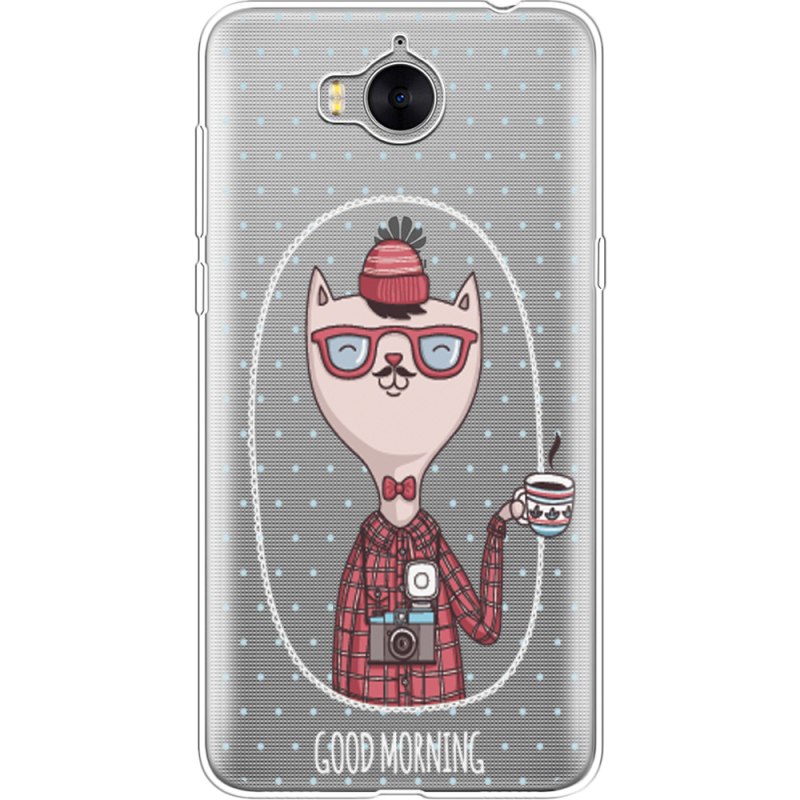 Прозрачный чехол Uprint Huawei Y5 2017 Good Morning