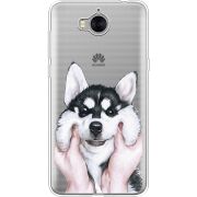 Прозрачный чехол Uprint Huawei Y5 2017 Husky