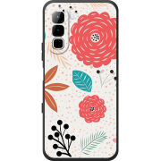 Чохол BoxFace Infinix Hot 70 Line Flowers