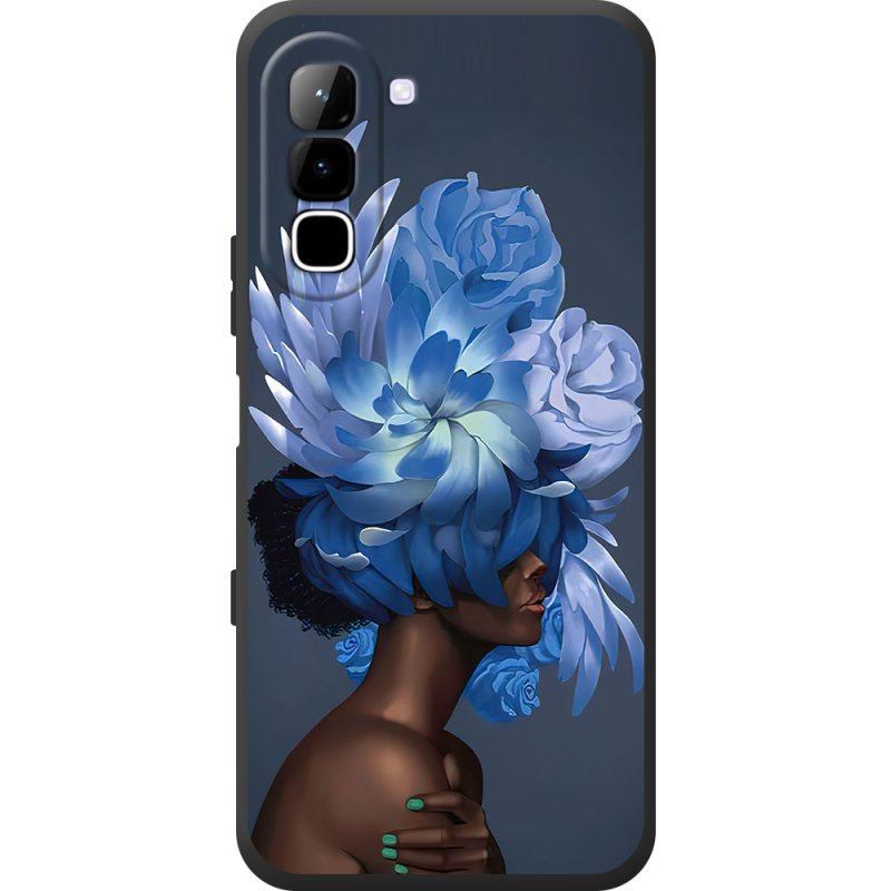Чохол BoxFace Infinix Hot 70 Exquisite Blue Flowers
