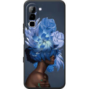 Чохол BoxFace Infinix Hot 70 Exquisite Blue Flowers
