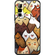 Чохол BoxFace Infinix Hot 70 Sleepy Cats