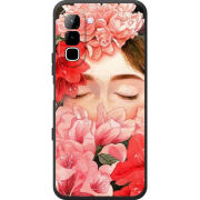 Чохол BoxFace Infinix Hot 70 Girl in Flowers