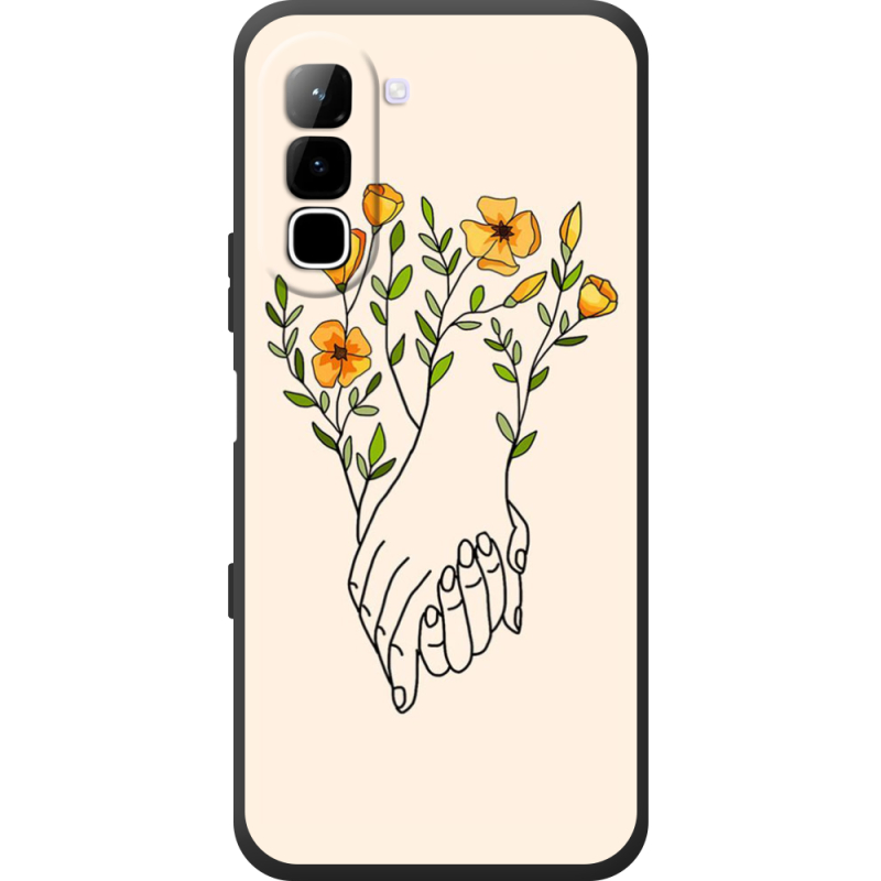 Чохол BoxFace Infinix Hot 70 Flower Hands