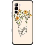 Чохол BoxFace Infinix Hot 70 Flower Hands