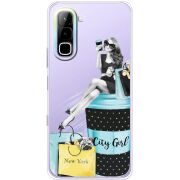 Прозорий чохол BoxFace Infinix Hot 70 City Girl