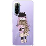 Прозорий чохол BoxFace Infinix Hot 70 Winter Morning Girl