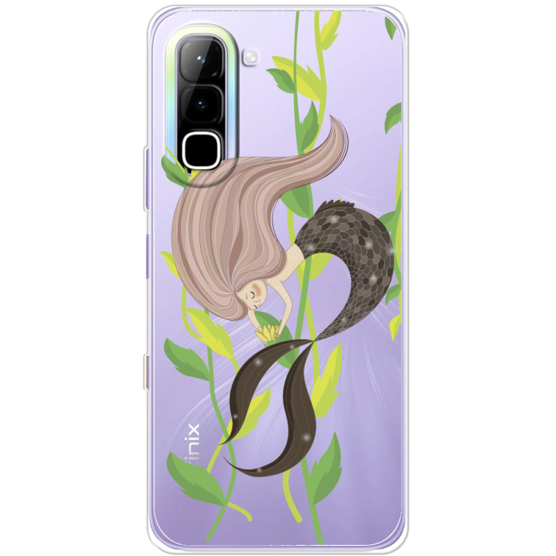 Прозорий чохол BoxFace Infinix Hot 70 Cute Mermaid
