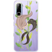Прозорий чохол BoxFace Infinix Hot 70 Cute Mermaid
