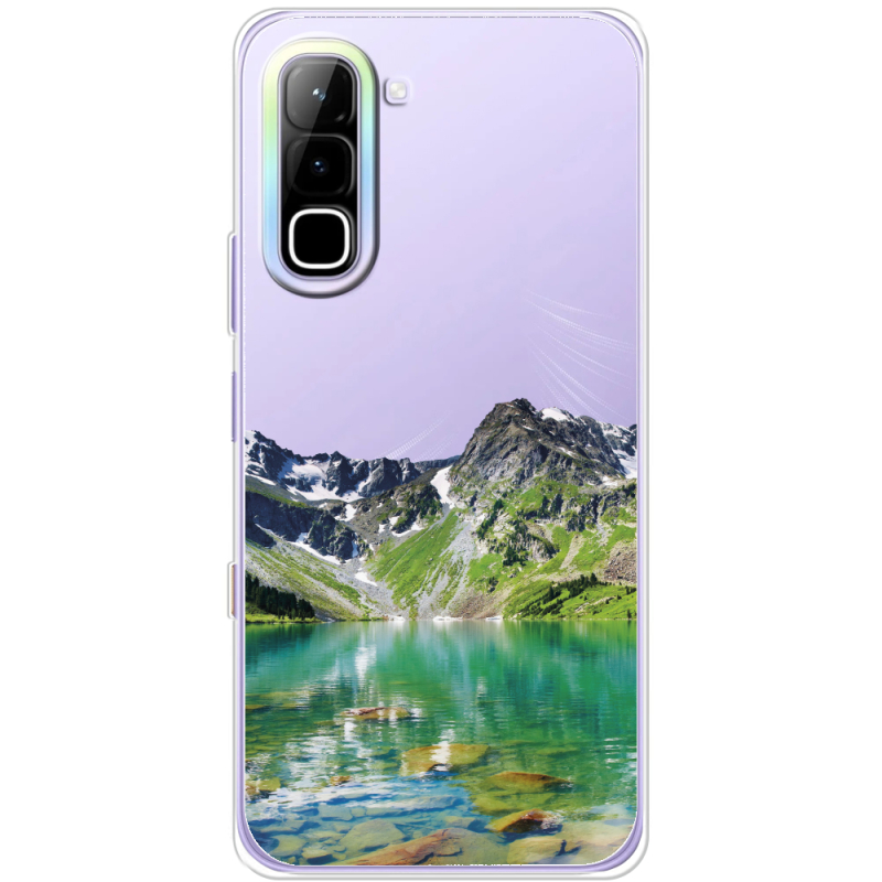 Прозорий чохол BoxFace Infinix Hot 70 Green Mountain